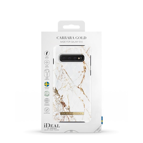 Printed Case Galaxy S10 Carrara Gold