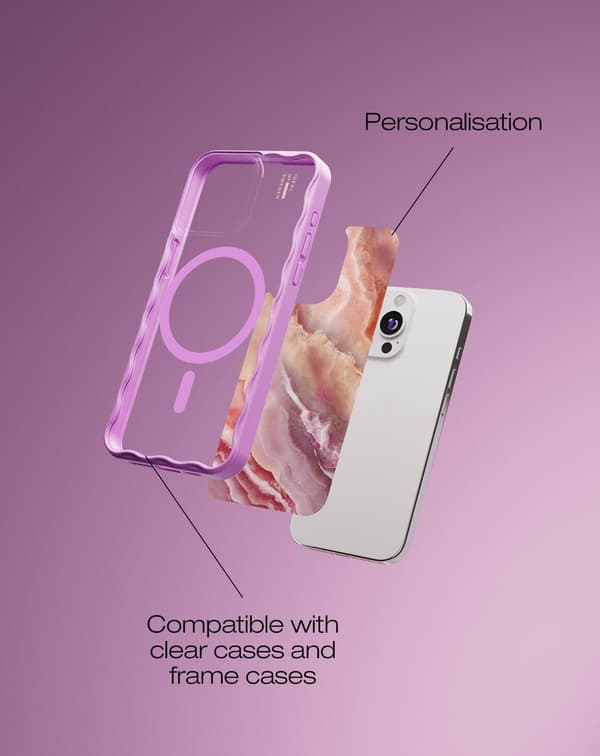 Print Pack iPhone 12 Pro Max / 13 Pro Max / 14 Pro Max / 15 Pro Max / 16 Pro Max Blush Pink Marble Rosa