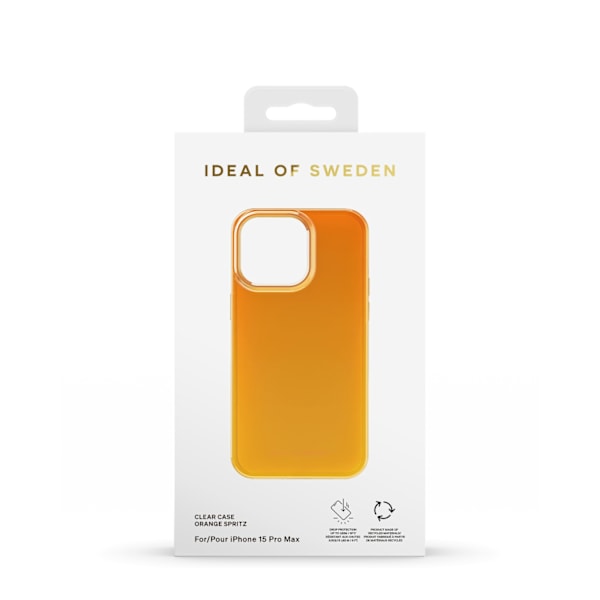Clear Case iPhone 15 Pro Max Orange Spritz Orange