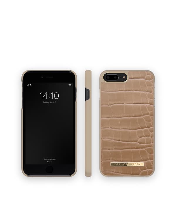 Atelier Case iPhone 8 / 7 / 6 / 6S Plus Camel Croco Brown