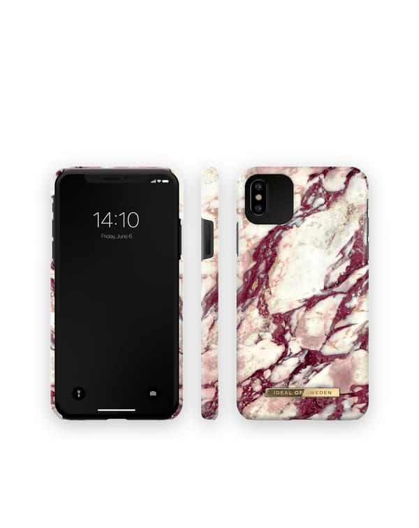 Printed Case iPhone 11 Pro Max / XS Max Calacatta Ruby Marble Red