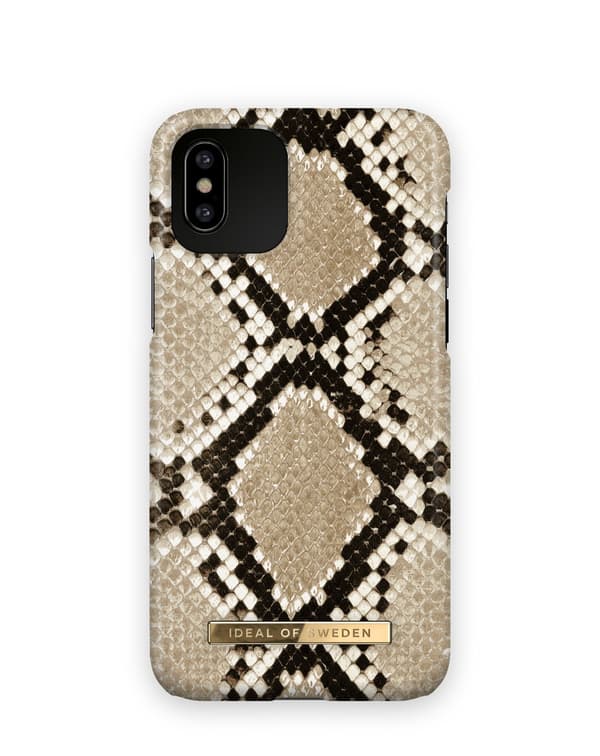 Printed Case iPhone 11 Pro / XS / X Sahara Snake Beige