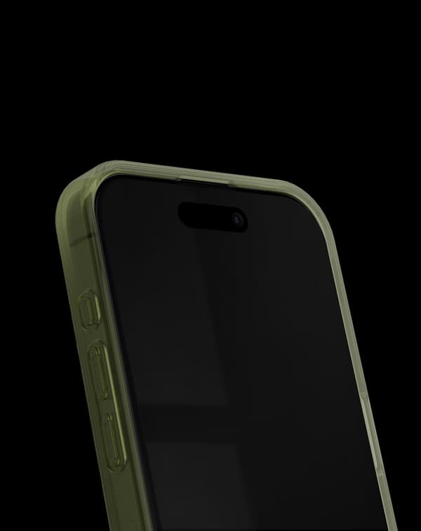 Clear Case MagSafe iPhone 15 Pro Khaki Grön