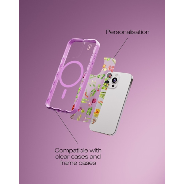 Print Pack iPhone 13 Pro / 14 Pro / 15 Pro / 16 Pro Veggie Green Green