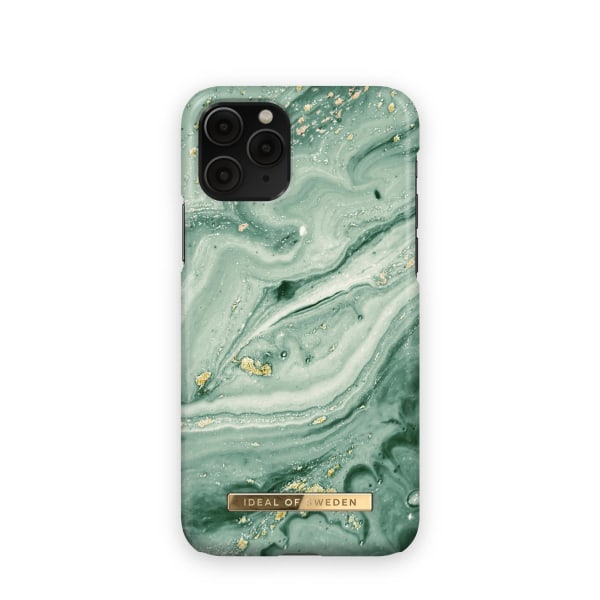 Printed Case iPhone 11P/XS/X Mint Swirl Marble