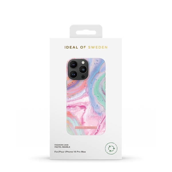 Printed Case iPhone 14 Pro Max Pastel Marble MultiColor