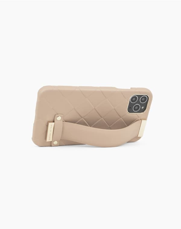 Statement Case iPhone 11 Pro Max / XS Max Braided Light Camel Brown
