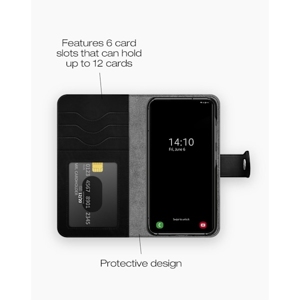 Magnet Wallet+ Galaxy S24 Plus Black Black