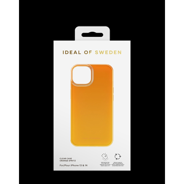 Clear Case iPhone 13 / 14 Orange Spritz Orange
