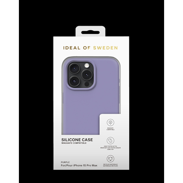 Silicone Case MagSafe iPhone 15 Pro Max Purple Lila