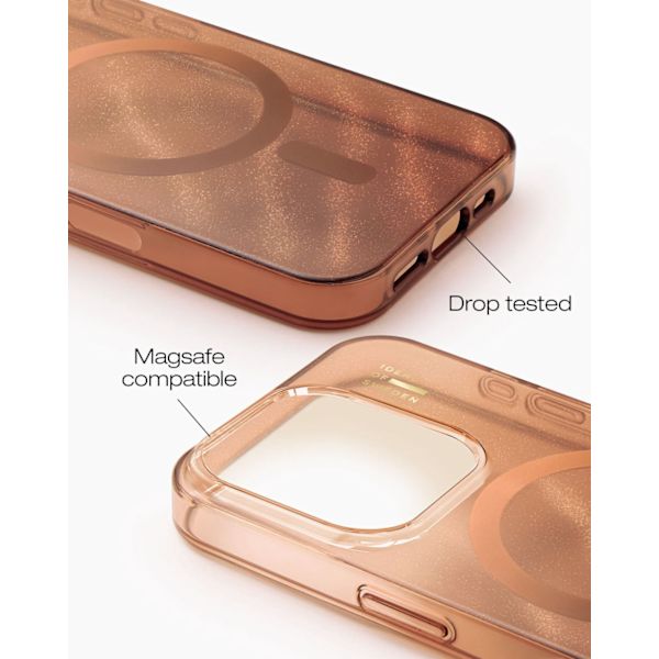 Clear Case MagSafe iPhone 16 Pro Mocha Mousse Brun