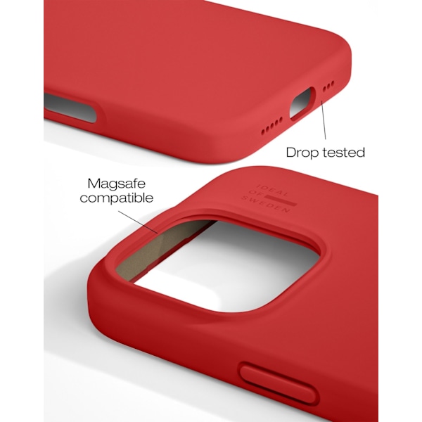 Silicone Case MagSafe iPhone 16 Pro Max Red