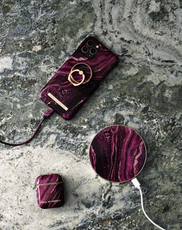 Printed Case Galaxy S20 Plus Golden Plum Purple