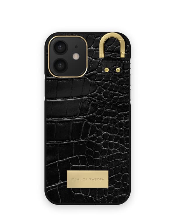 Atelier Case iPhone 12 / 12 Pro Black Croco Black
