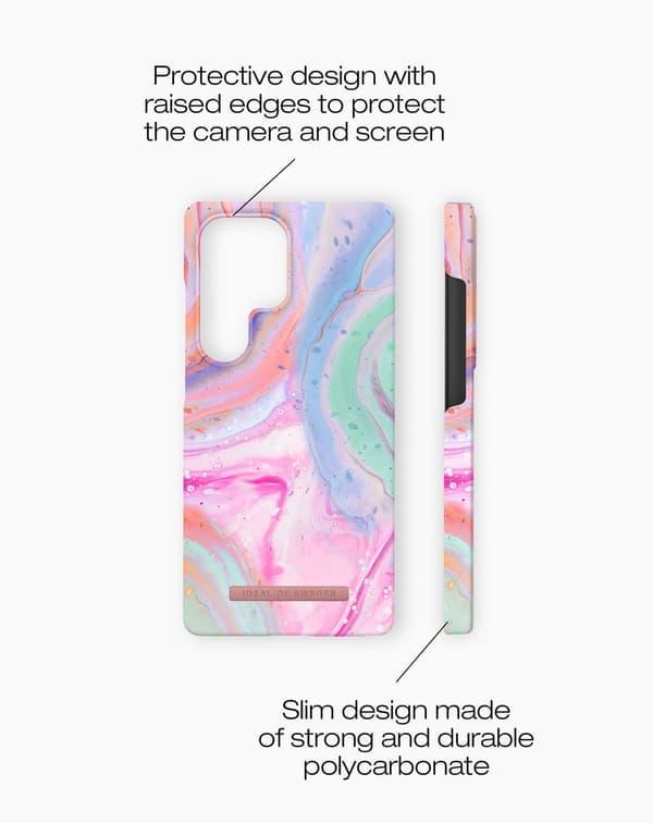 Printed Case MagSafe Galaxy S25 Ultra Pastel Marble multifärg