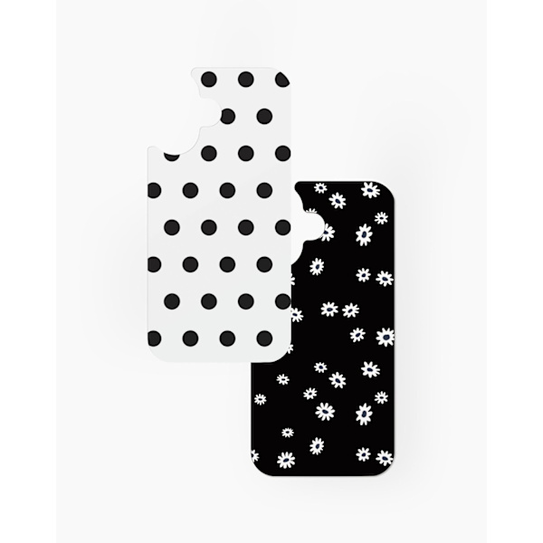 Print Pack iPhone 16 Ecru Noir Black