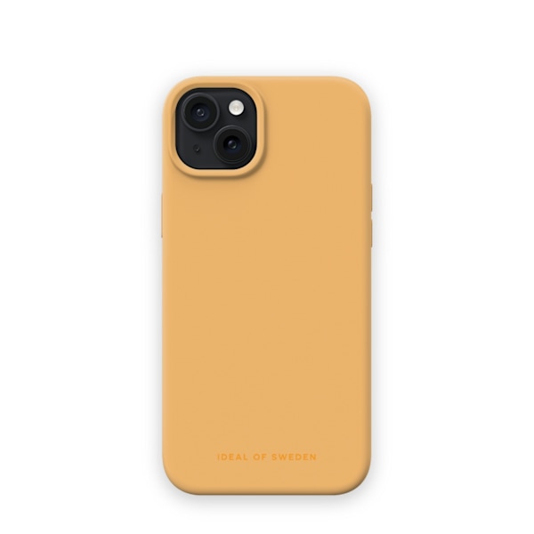 Silicone Case MagSafe iPhone 15 Plus Apricot
