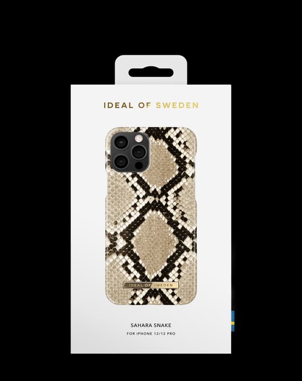 Printed Case iPhone 12 / 12 Pro Sahara Snake Beige