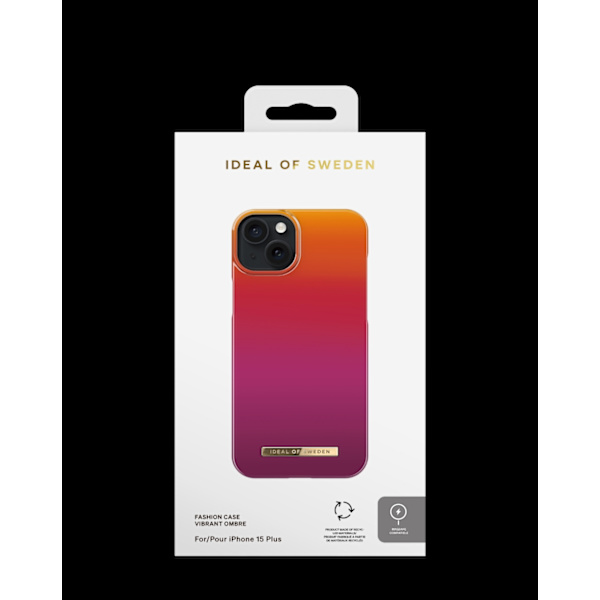 Printed Case MagSafe iPhone 15 Plus Vibrant Ombre multifärg