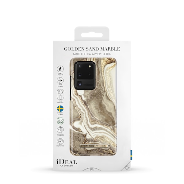 Printed Case Galaxy S20 Ultra Golden Sand Marble