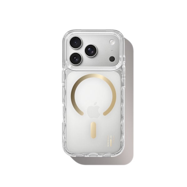 Wavy Case MagSafe iPhone 17 Pro Clear Transparent