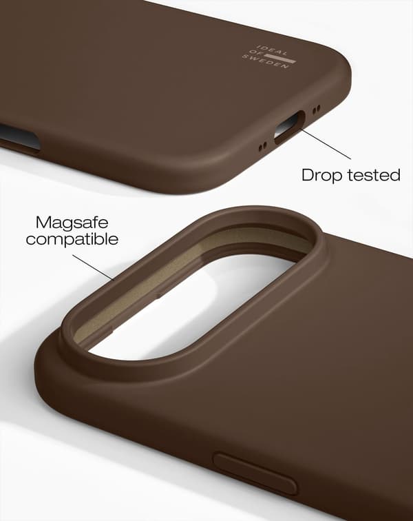 Silicone Case MagSafe iPhone Air Mocha Mousse Brown