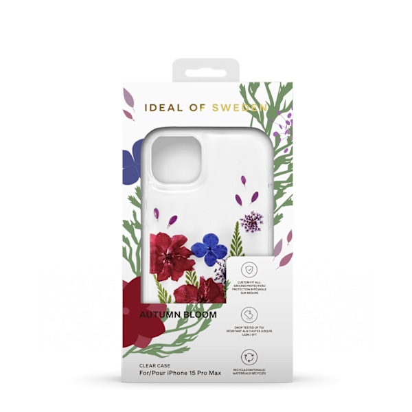 Clear Case iPhone 15 Pro Max Autumn Bloom Transparent