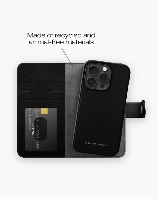 Magnet Wallet+ iPhone 15 Pro Black