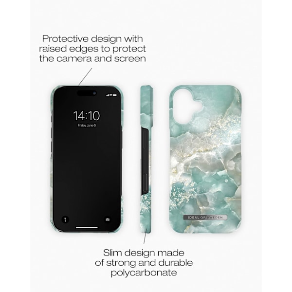 Printed Case MagSafe iPhone 16 Plus Azura Marble