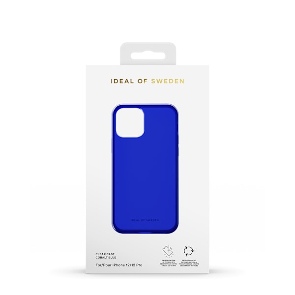 Clear Case iPhone 12 / 12 Pro Cobalt Blue Blue