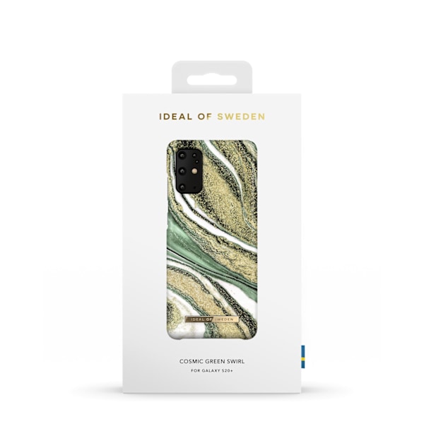 Printed Case Galaxy S20 Plus Cosmic Green Swirl