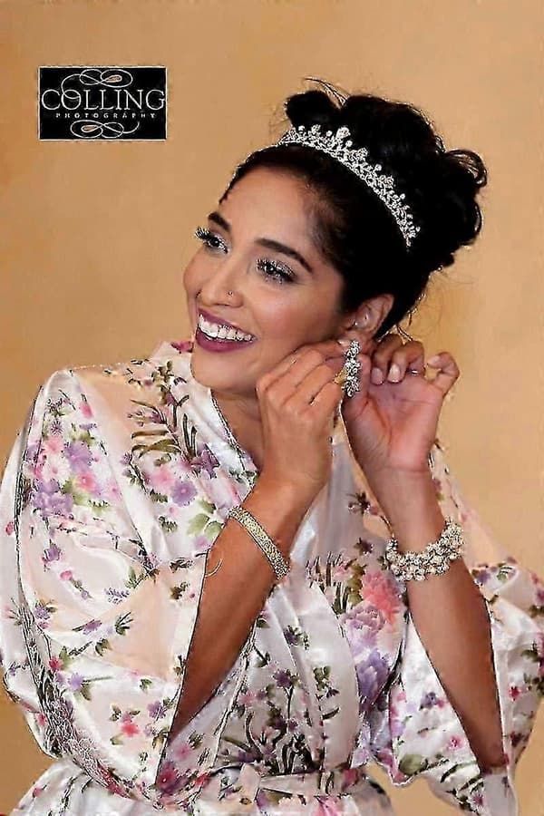 Krystallkrone Prinsesse Tiara Rhinestone Blad Bryllupshårtilbehør i Rosegull Brudehodeplagg