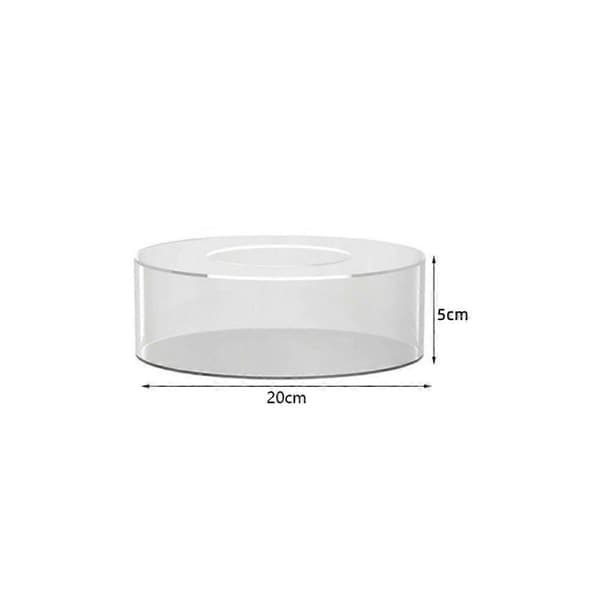 Acrylic Cake Tray Round Cake Tray DIY Cake Refillable Disc Base Clear Cake Stand
