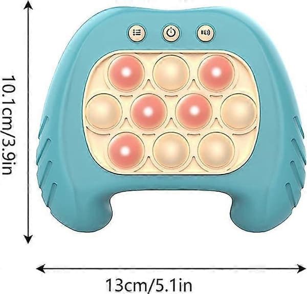 Push Bubble sensoriske leker, sensoriske Fidget bobleleker, lysende modusspill, stressavlastning, utfordringer, pedagogiske spill, barnegaver