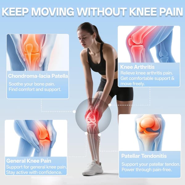 Simple Patella Strap with Non-Slip Silicone Pad, Adjustable Patellar Tendon Support Strap, Suitable for Sports, Running, and Stability (Grey). grey