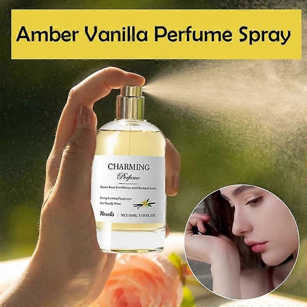 Roxelis Amber Vanilje Parfume 50ml Langvarig Frisk til Kvinder Daglig