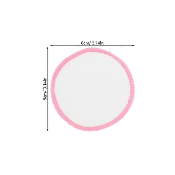 Bambusfiber Makeupfjernerpuder til hjemmebrug Makeupfjernerpuder 15 stk!xx2