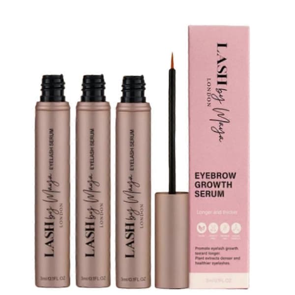 3 ml Eyelash Growth Essence - Makes Lashes Longer, Thicker, and Fuller, Improves Eyebrow Arch, Gentle and Effective, No Irritation