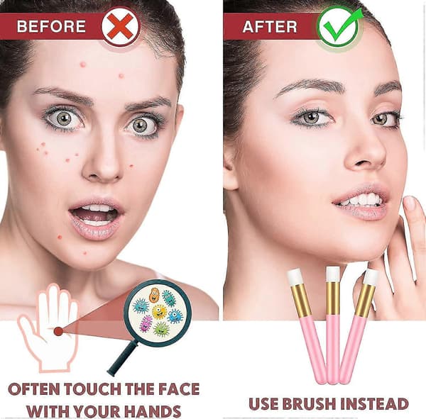 5 øyevippesjampobørster Nese Pore Dyprensebørste Blackhead Remover Børste