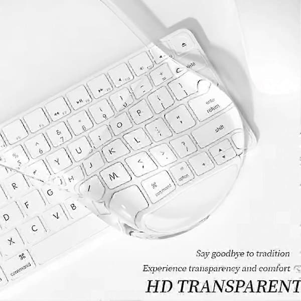 Aflast håndledssmerter Gel Musemåtte for Komfortabel Musemåtte Håndledsstøtte Transparent