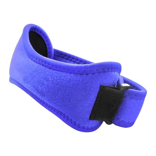 Petella Knee Pads Split Shock Absorption Pressure Adjustable Size Patellar Tendon Support Strap Blue