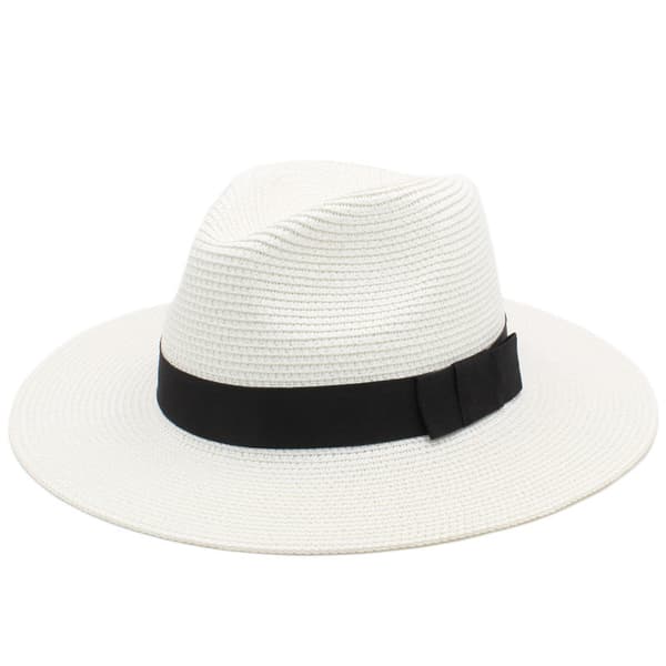 Sommer solbeskyttelse stråhat, Panama hat, strandhat, bredskygget stråhat, rejse strandhat