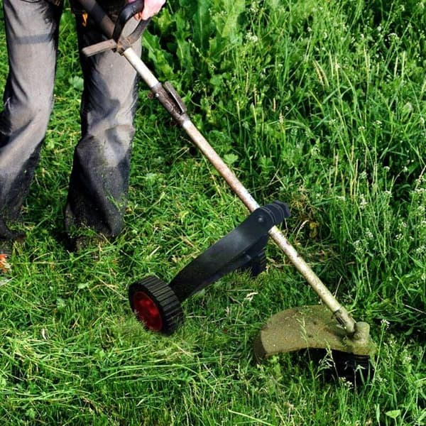 Adjustable Support Wheels for Trimmers and Brush Cutters - Compatible with Lawn Mowers and String Trimmers