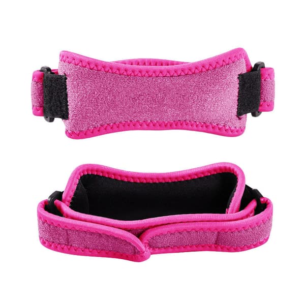 2-pack (Rose Red) Patella Tendon Knee Strap, Knee Pain Relief Support