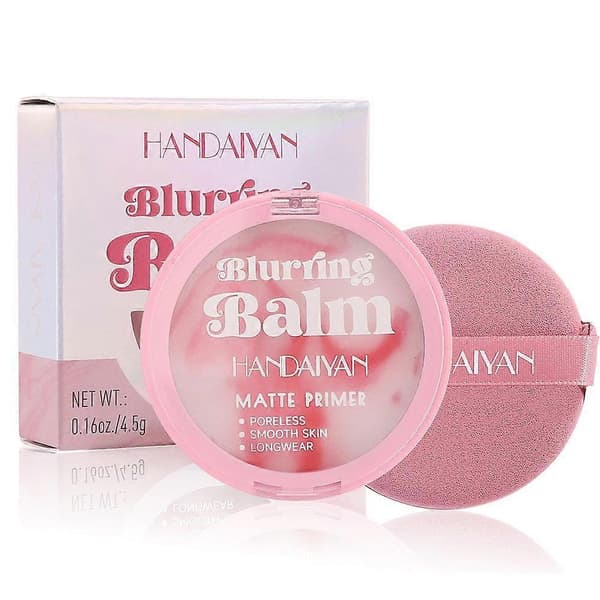 Icke-pulveriserat puder Matt concealer Makeup Setting Powder med puderpuff