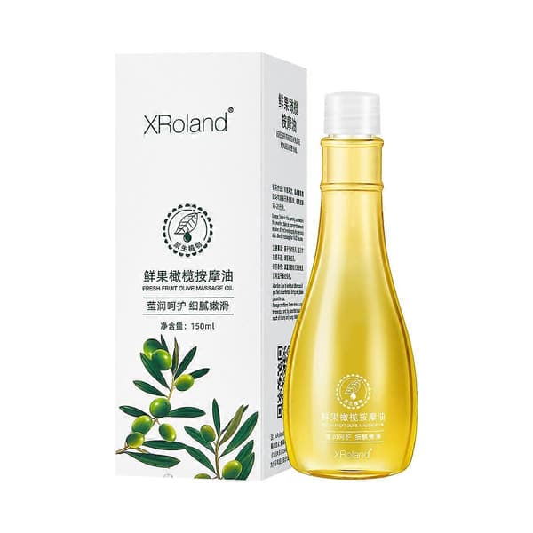 XRoland Olive Fresh Massageolja, Hudvård Eterisk Olja Olivolja A
