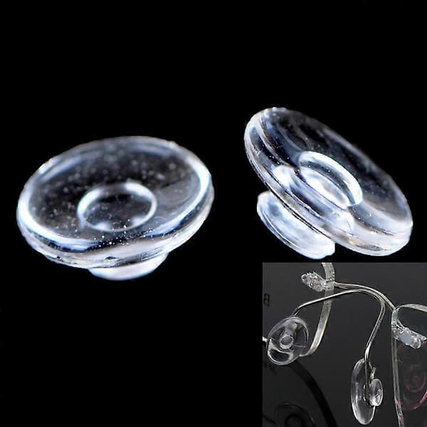 10 par halkfria näskuddar i silikon för glasögon Onesize