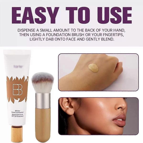 TT Cream Concealer, Vand- og svedafvisende flydende foundation, SPF 30