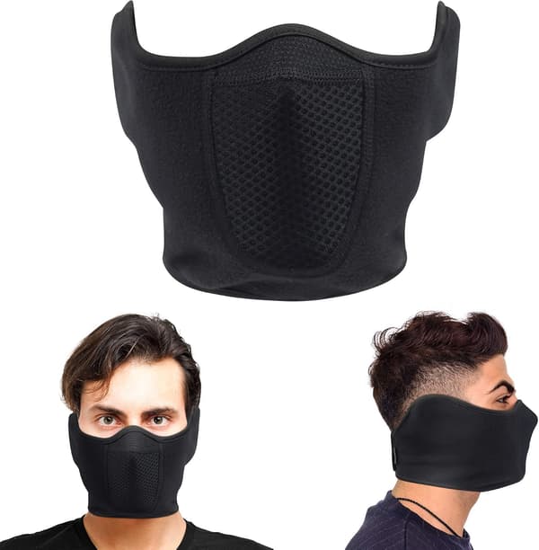 Neck Warmer/Ear Warmer for Skiing, Ski Scarf, Thicker Double Layer