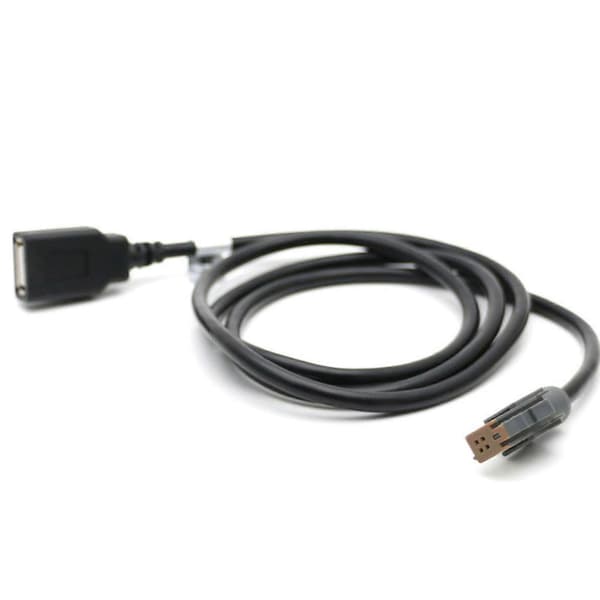 Bilkonverteradapterkabel Sort USB 2.0 til Suzuki Vitara 2015 og fremefter